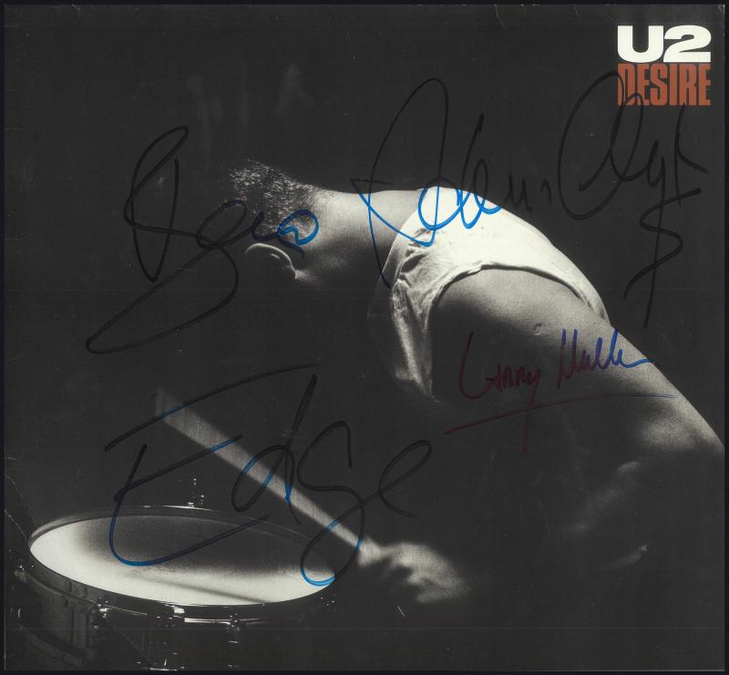 Load image into Gallery viewer, U2 Band Signed Maxi Single
