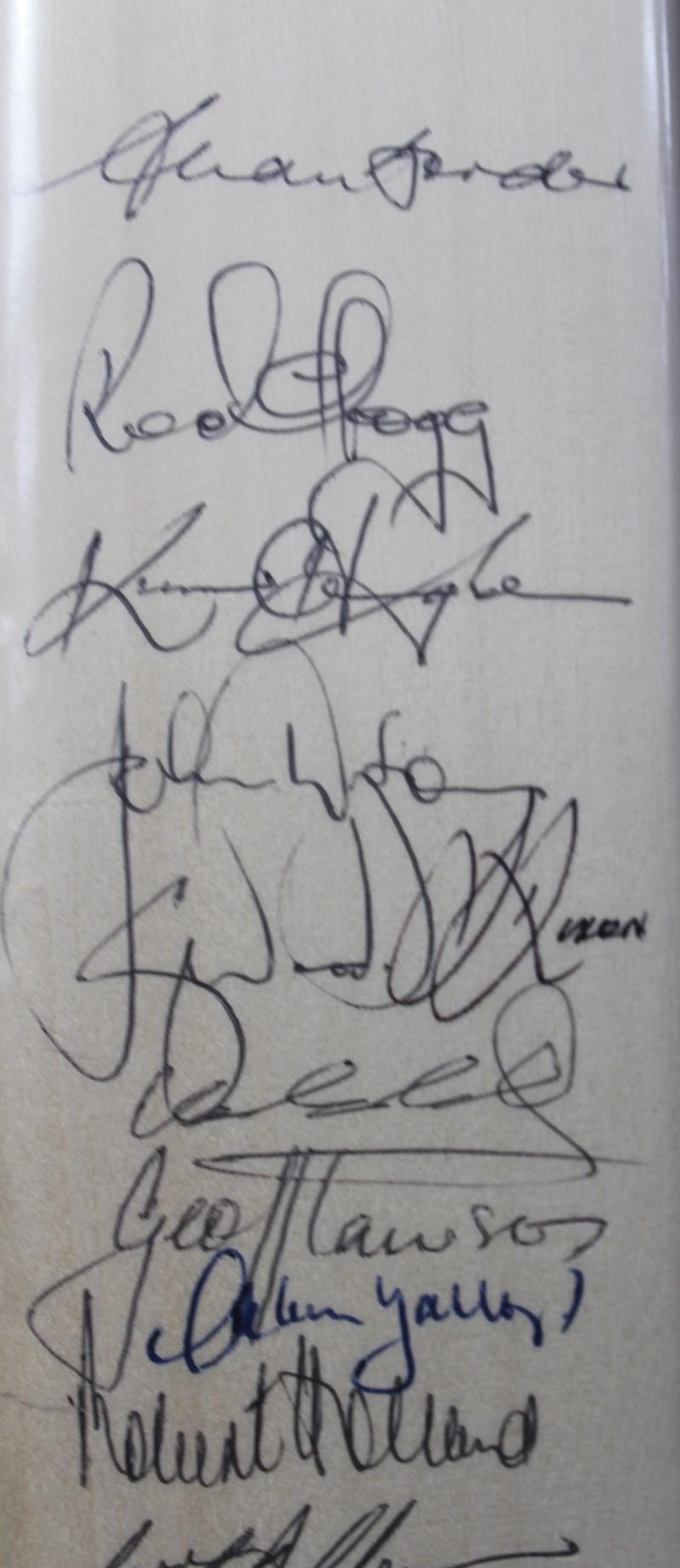 Load image into Gallery viewer, 1984 Adelaide Oval Signed Centenary Bat
