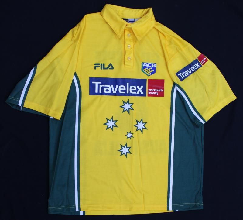 Load image into Gallery viewer, Jason Gillespie ODI Match-Worn Team-Signed Shirt, Natwest Trophy
