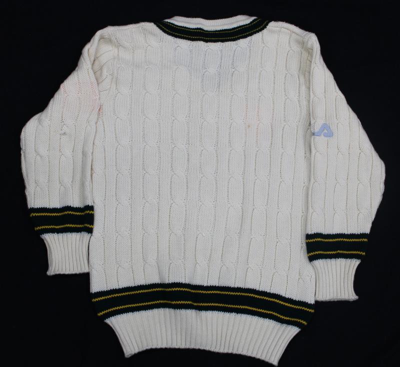 Load image into Gallery viewer, Jason Gillespie's Match Worn Australian Test Jumper, 2001-2003
