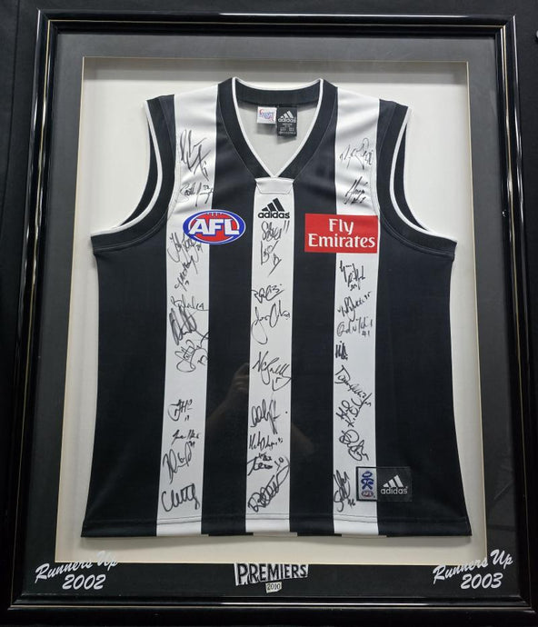 Collingwood 2010 Premiers Team-Signed Jersey from Unique Memorabilia