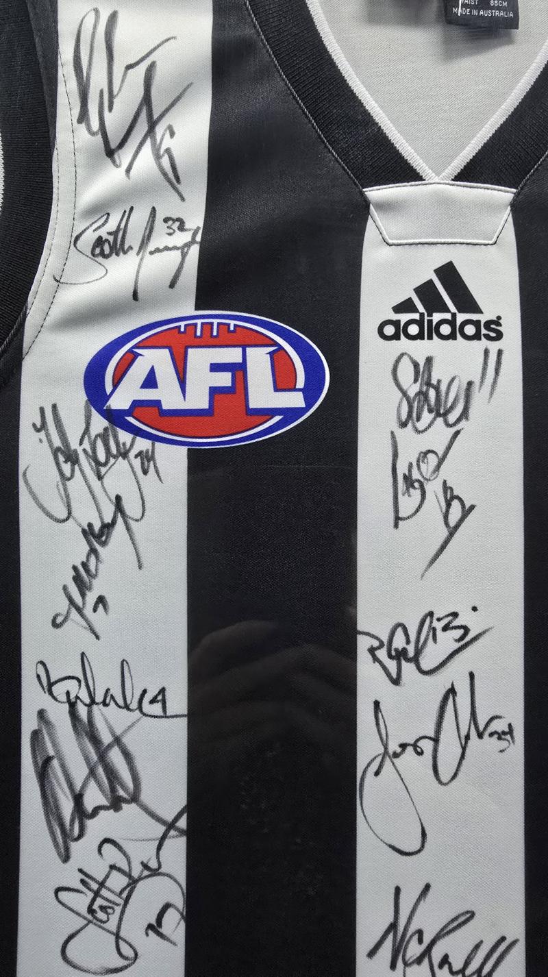 Load image into Gallery viewer, Collingwood 2010 Premiers Team-Signed Jersey from Unique Memorabilia
