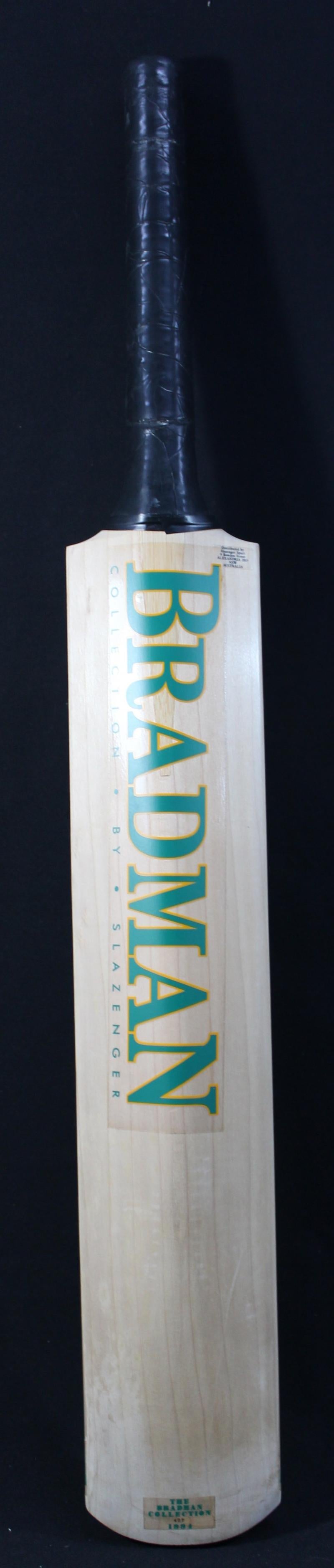 Load image into Gallery viewer, Sir Don Bradman Signed Bat from Unique Memorabilia
