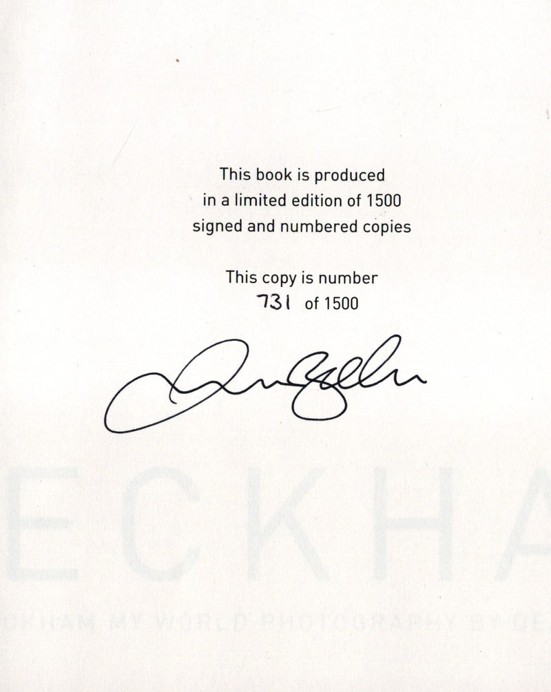 Load image into Gallery viewer, David Beckham Personally Signed &quot;Beckham&quot; Ltd Edition Book

