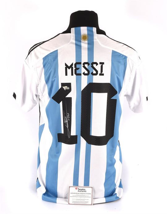 Lionel Messi Personally Signed Argentina Jersey
