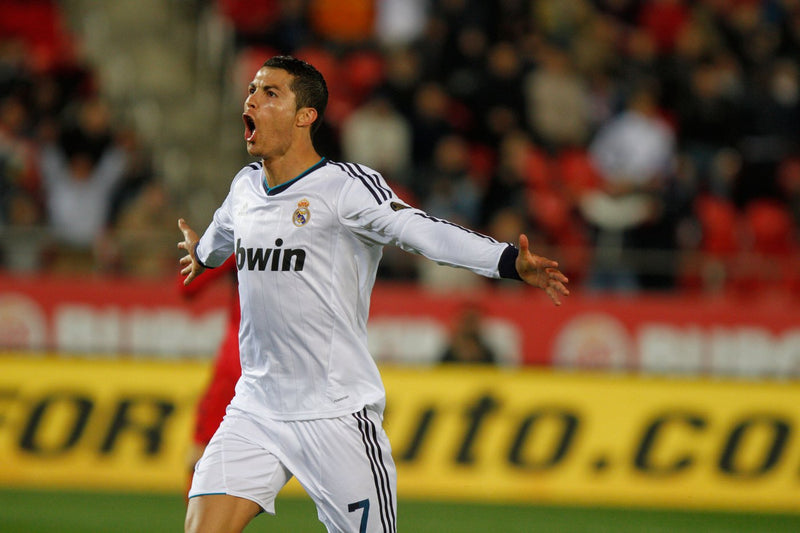 Load image into Gallery viewer, Cristiano Ronaldo Real Madrid Personally Signed CR Postcard
