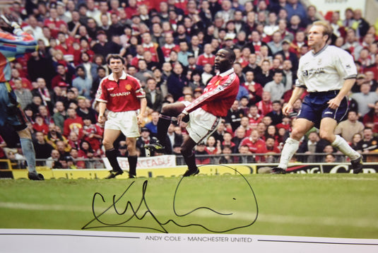 Andy Cole Manchester United Match-Worn Boot