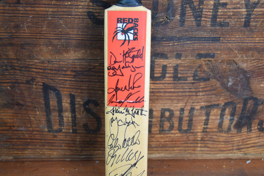 Personally Signed Mini Bat Incl Warne, Ponting, Waugh, Chappell