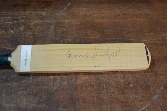 Shane Warne Personally Signed Mini Bats x 2