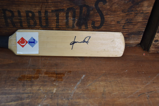 Shane Warne Personally Signed Mini Bats x 2