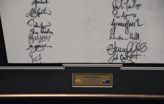 2001/02 Australia vs South Africa Dual Team Signed Test Shirt, from Unique Memorabilia. 