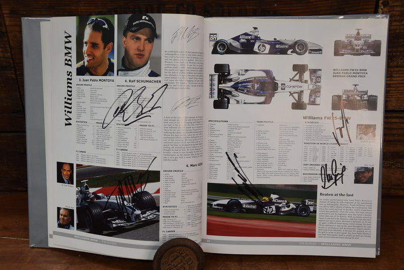 Load image into Gallery viewer, F1 2003-2004 Yearbook Personally Signed by 46 Drivers, Managers &amp; Engineers

