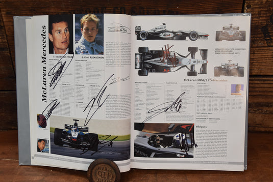 F1 2003-2004 Yearbook Personally Signed by 46 Drivers, Managers & Engineers