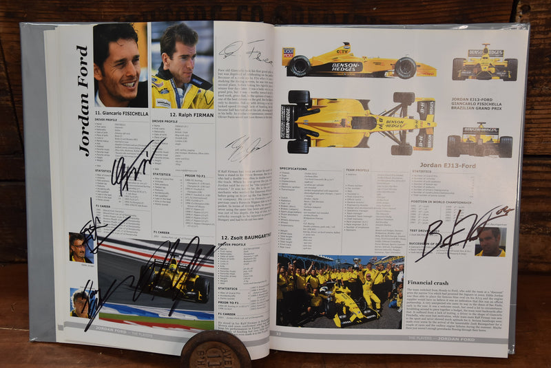 Load image into Gallery viewer, F1 2003-2004 Yearbook Personally Signed by 46 Drivers, Managers &amp; Engineers
