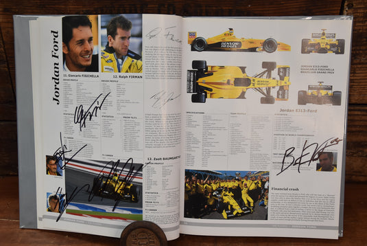 F1 2003-2004 Yearbook Personally Signed by 46 Drivers, Managers & Engineers