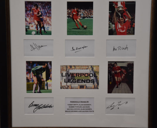 Liverpool Legends Collage Personally Signed by Rush, Fowler and More! From Unique Memorabilia. 
