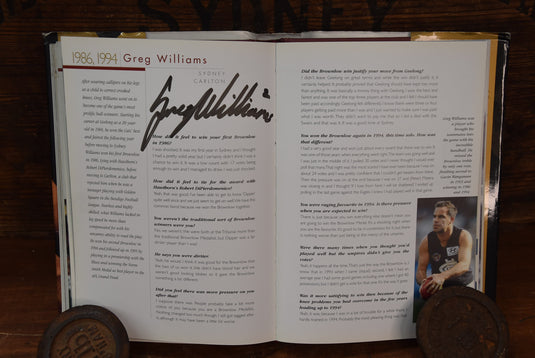 "The Brownlow" Tribute Book Personally Signed by a Host of Winners