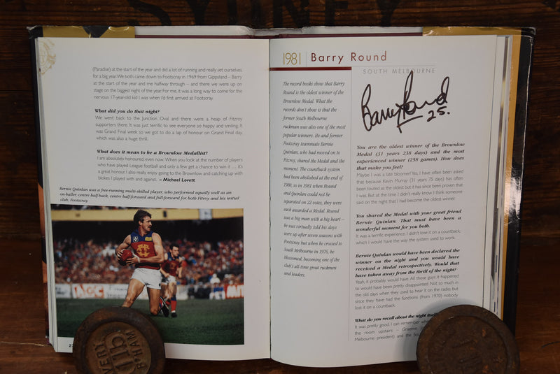 Load image into Gallery viewer, &quot;The Brownlow&quot; Tribute Book Personally Signed by a Host of Winners
