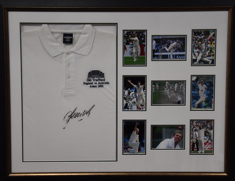 Load image into Gallery viewer, 2005 Ashes Shane Warne Personally Signed Shirt, from Unique Memorabilia. 
