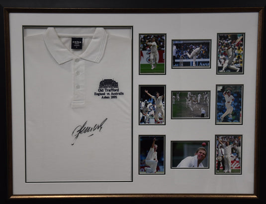 2005 Ashes Shane Warne Personally Signed Shirt, from Unique Memorabilia. 