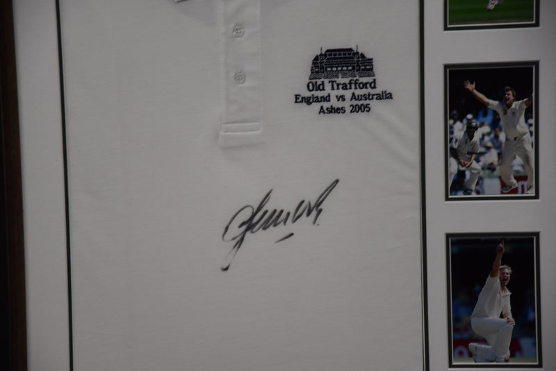 Load image into Gallery viewer, 2005 Ashes Shane Warne Personally Signed Shirt, from Unique Memorabilia. 
