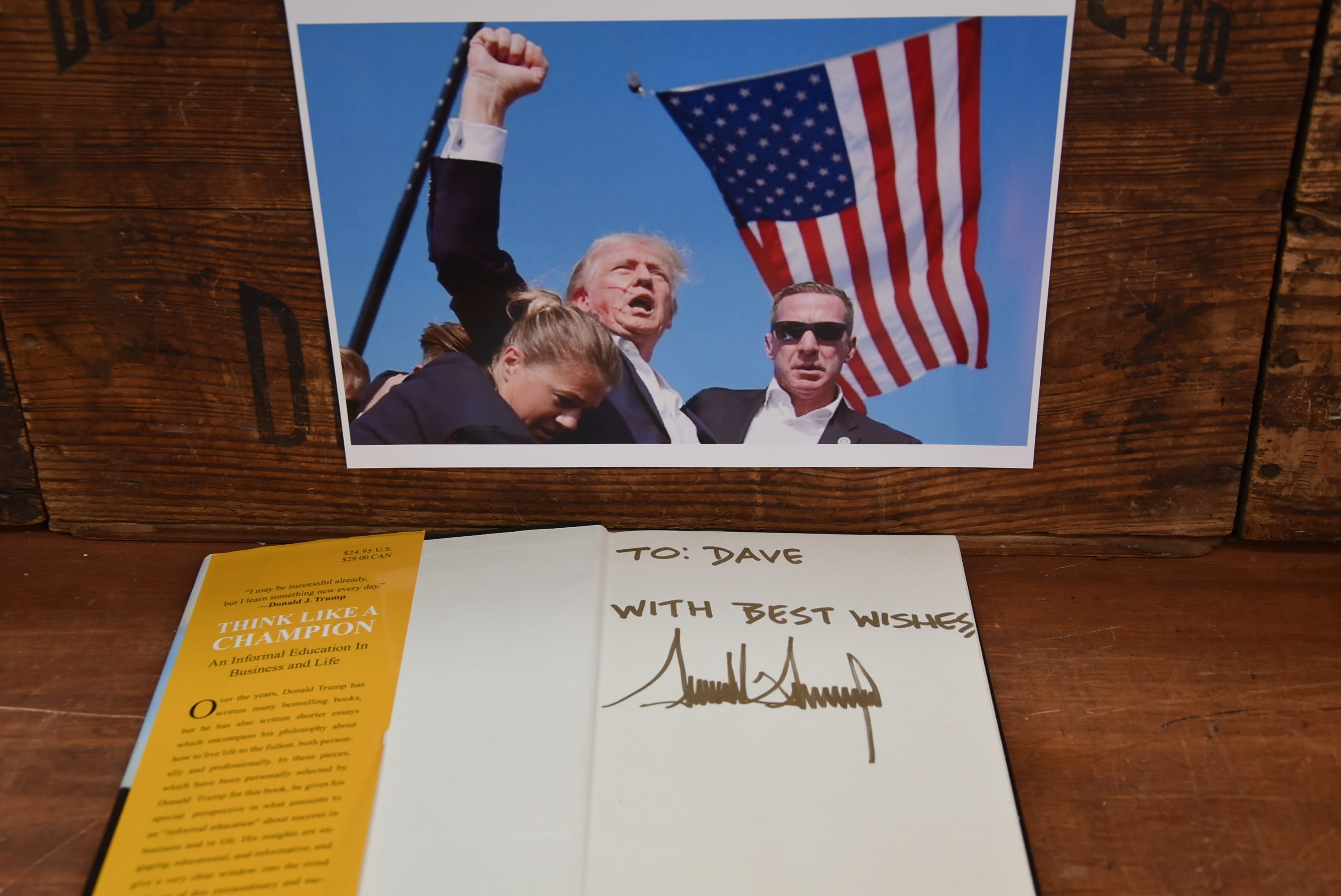 Donald Trump Personally Inscribed & Signed Book – Unique Memorabilia