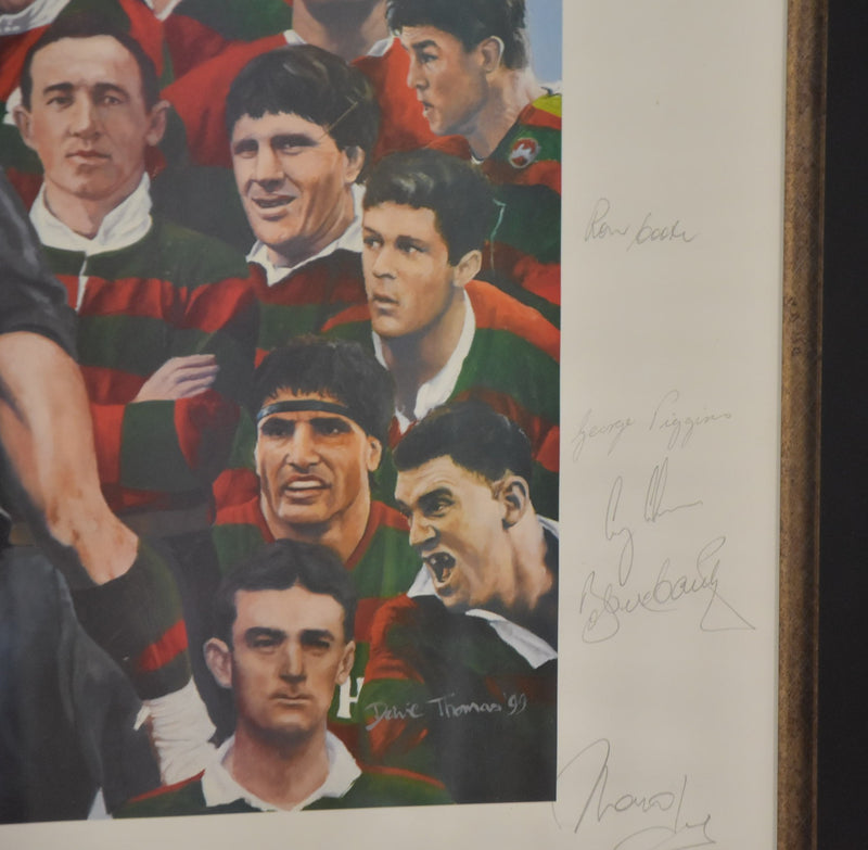 Load image into Gallery viewer, South Sydney Legends Personally Signed Team Collage, from Unique Memorabilia. 
