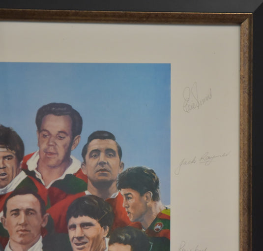 South Sydney Legends Personally Signed Team Collage, from Unique Memorabilia. 