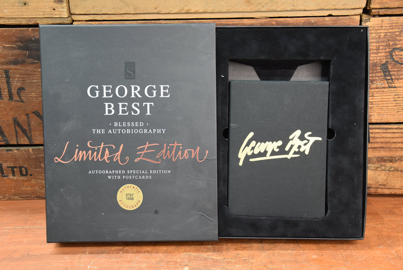 Load image into Gallery viewer, George Best Personally Signed &quot;Blessed&quot;, Ltd Ed Bound Collectable
