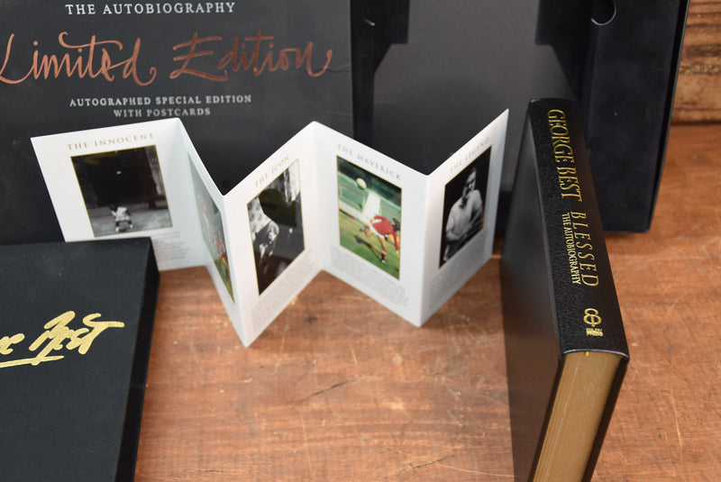 Load image into Gallery viewer, George Best Personally Signed &quot;Blessed&quot;, Ltd Ed Bound Collectable
