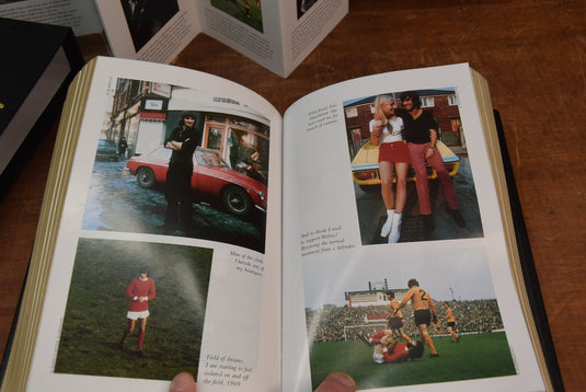 George Best Personally Signed "Blessed", Ltd Ed Bound Collectable