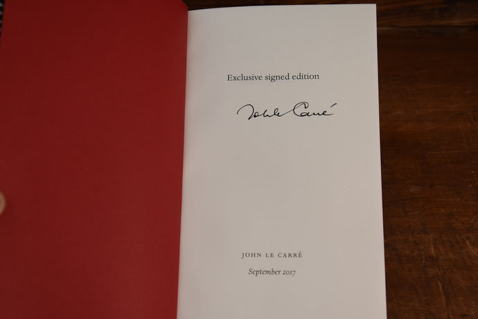 John le Carre Personally Signed 