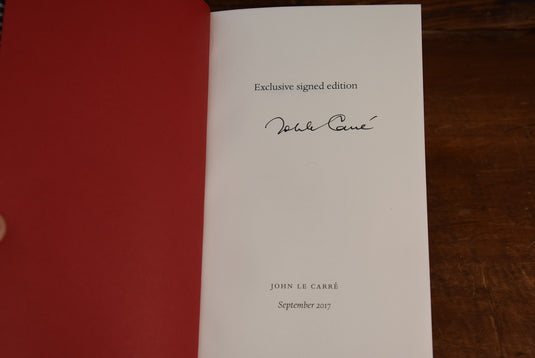 John le Carre Personally Signed 
