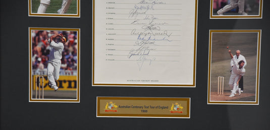 Australian Centenary Test Tour of England 1980 Personally Signed Piece, from Unique Memorabilia. 