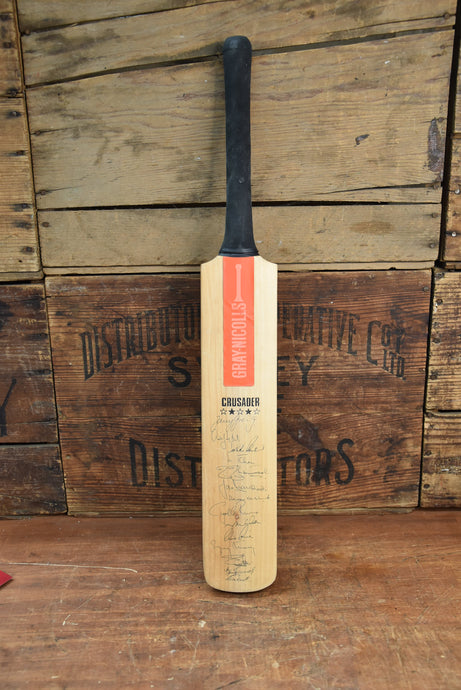 The World XI - World Series Cricket Inaugural Champions Personally Signed Bat, 1977