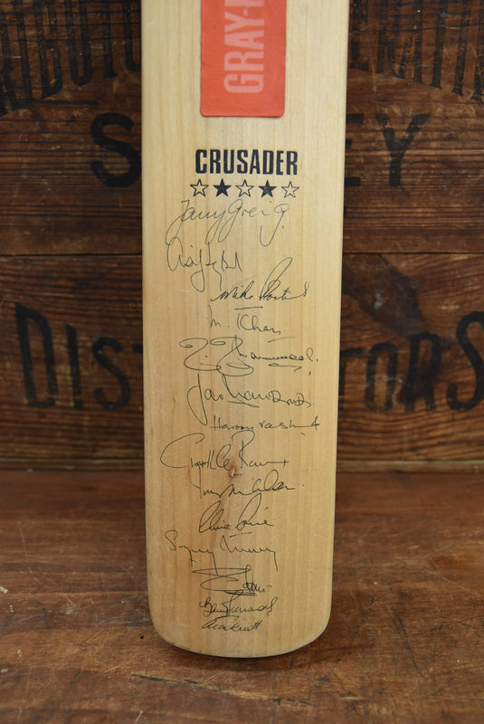 The World XI - World Series Cricket Inaugural Champions Personally Signed Bat, 1977