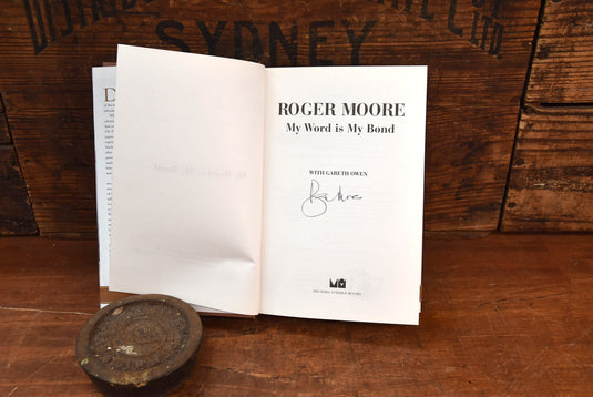 Roger Moore 007 Personally Signed 