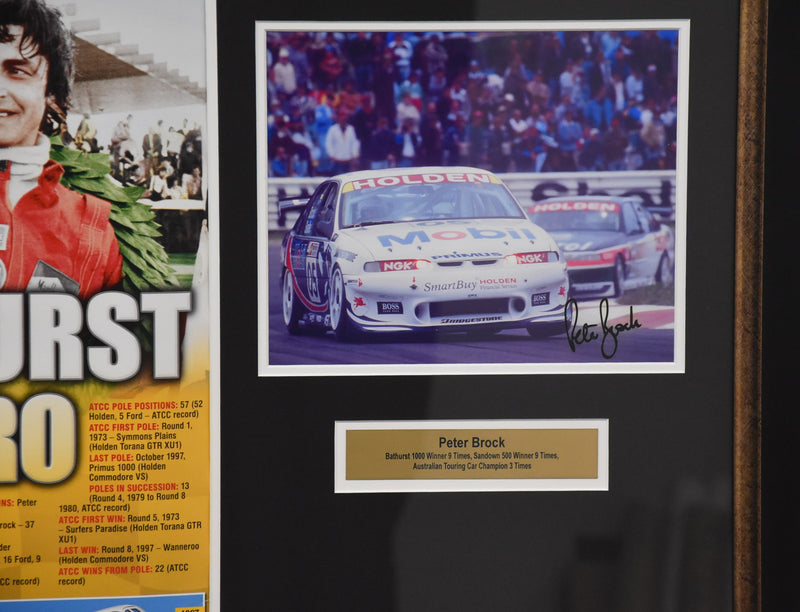 Load image into Gallery viewer, Peter Brock &#39;Dominant&quot; Personally Signed Collage, from Unique Memorabilia. 

