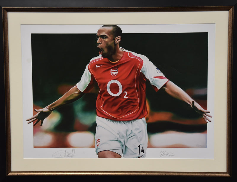 Load image into Gallery viewer, Thierry Henry Official Release, Personally Signed, Arsenal

