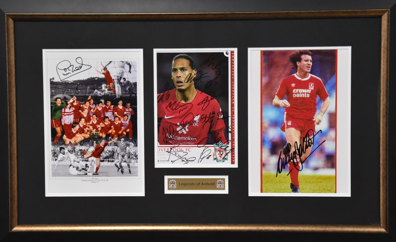 Load image into Gallery viewer, Liverpool "A History of Greatness" Multi-Signed Tribute, Framed
