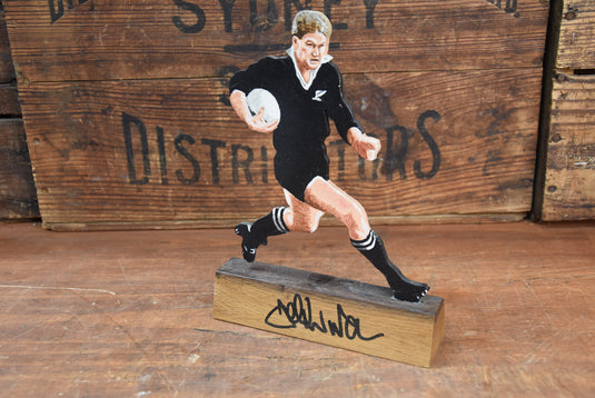 John Kirwan Signed Hand Painted Figurine
