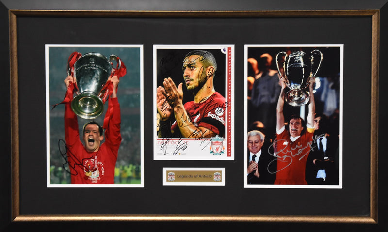 Load image into Gallery viewer, Liverpool FC "A History of Greatness" Personally-Signed Tribute, Framed
