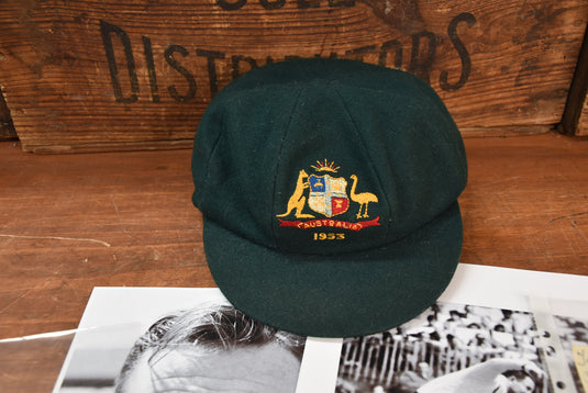 Ray Lindwall Worn Baggy Green Cap