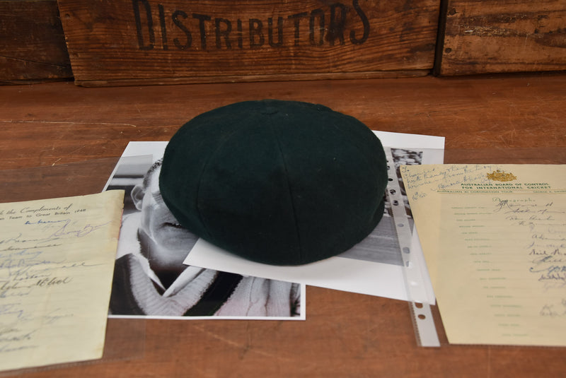 Load image into Gallery viewer, Ray Lindwall Worn Baggy Green Cap
