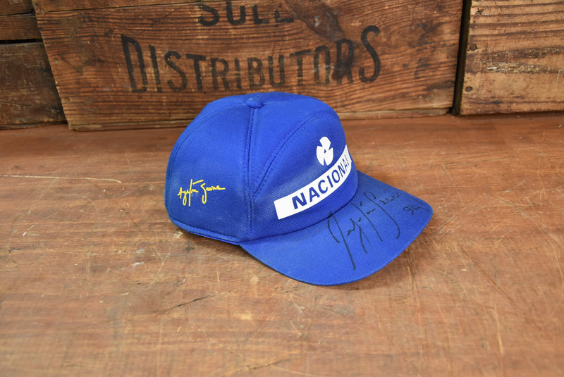 Load image into Gallery viewer, Ayrton Senna &quot;94&quot; Personally Signed Nacional Cap

