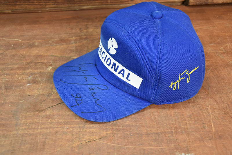 Load image into Gallery viewer, Ayrton Senna &quot;94&quot; Personally Signed Nacional Cap
