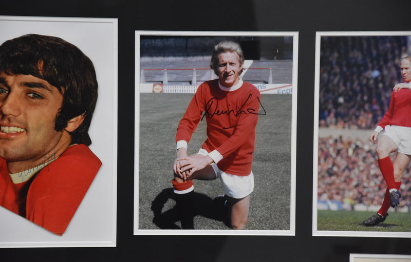 Load image into Gallery viewer, Manchester United &quot;The Greatest Red Devils&quot; Signed by Becks, Cantona, Best, Charlton, Law
