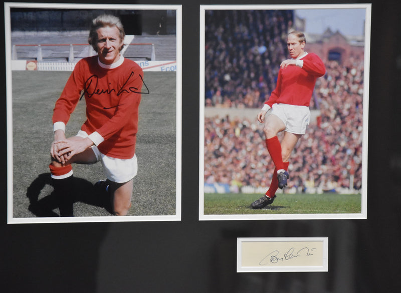 Load image into Gallery viewer, Manchester United &quot;The Greatest Red Devils&quot; Signed by Becks, Cantona, Best, Charlton, Law
