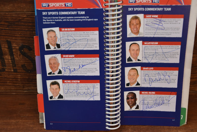 Load image into Gallery viewer, 2010/2011 Ashes Media Guide Personally Signed by Legend after Legend
