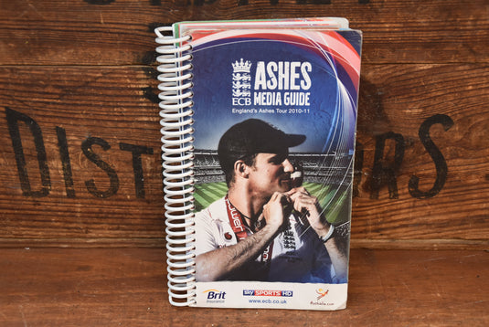 2010/2011 Ashes Media Guide Personally Signed by Legend after Legend
